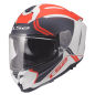 Preview: LS2 FF817 CHALLENGER II TITAN Integralhelm weiss-blau-rot Seitenansicht